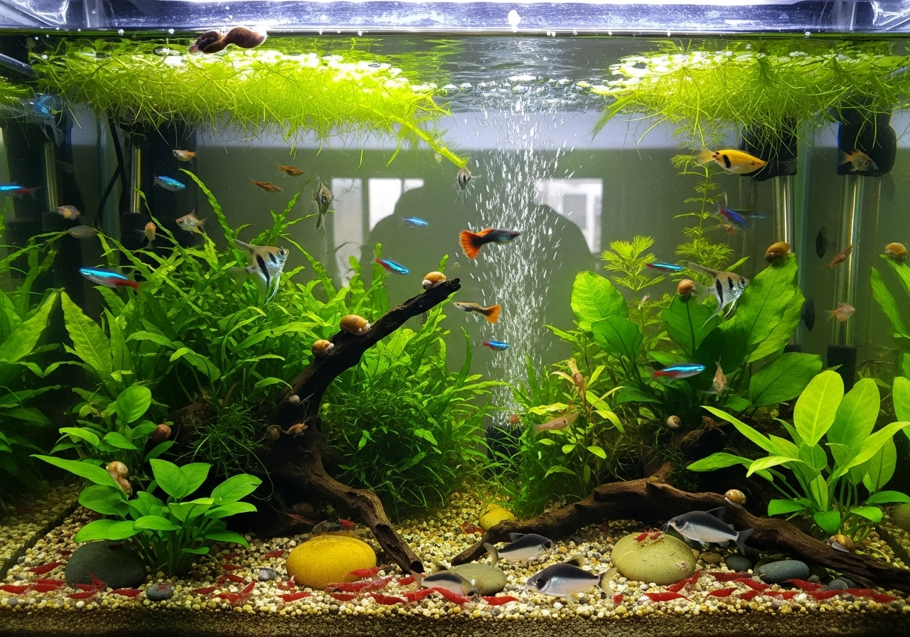 Біологічний баланс в акваріумі