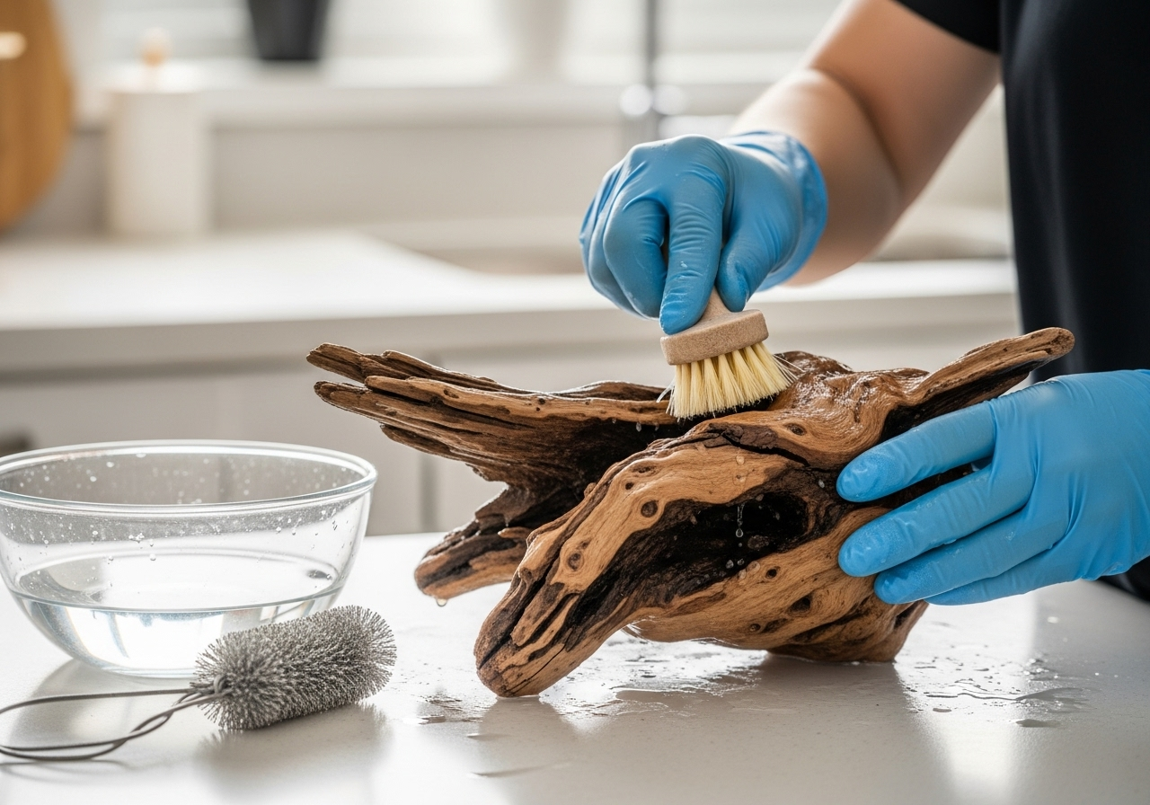 Як очистити корч для акваріума: покрокове керівництво