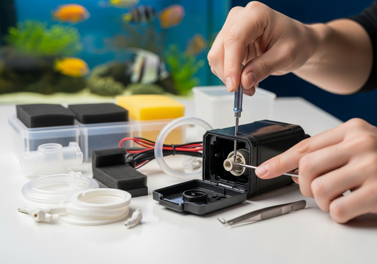 Як відремонтувати фільтр для акваріума своїми руками