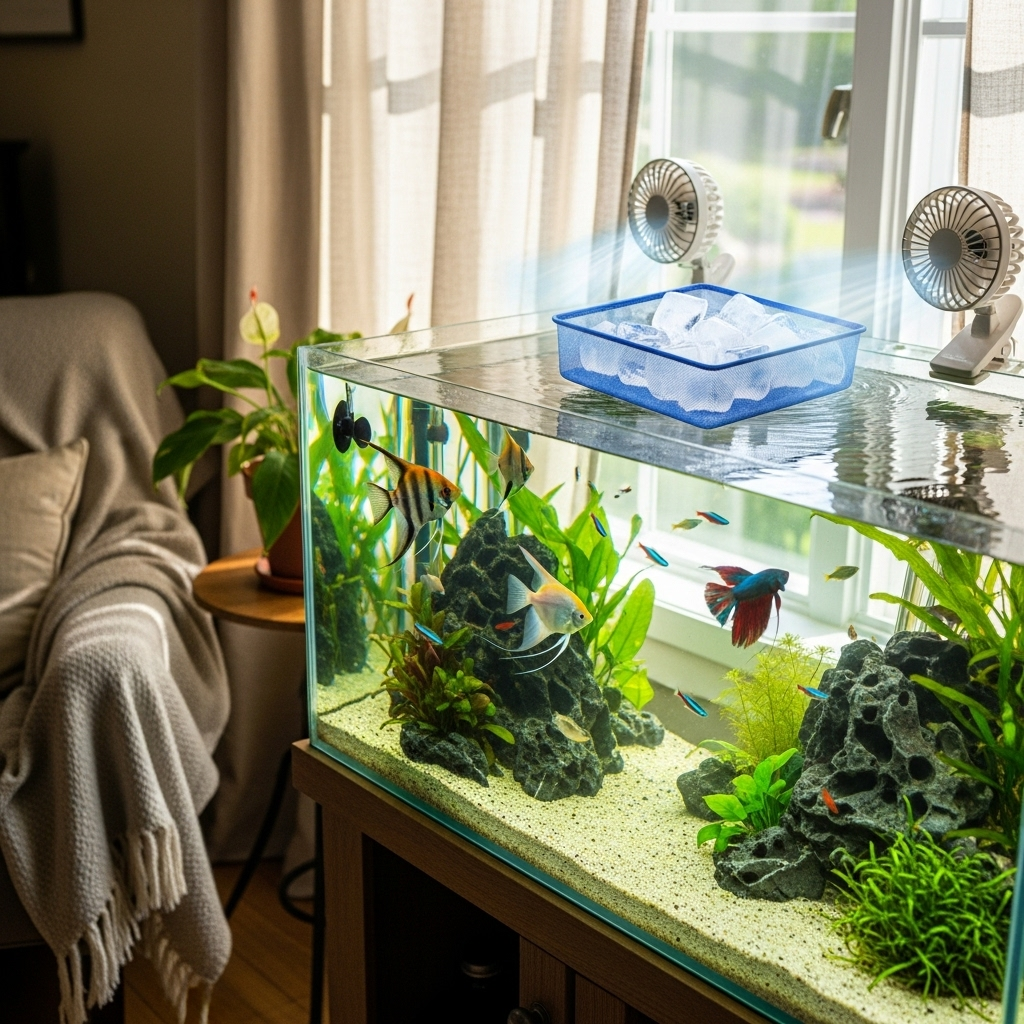 Як знизити температуру в акваріумі влітку: прості та безпечні способи