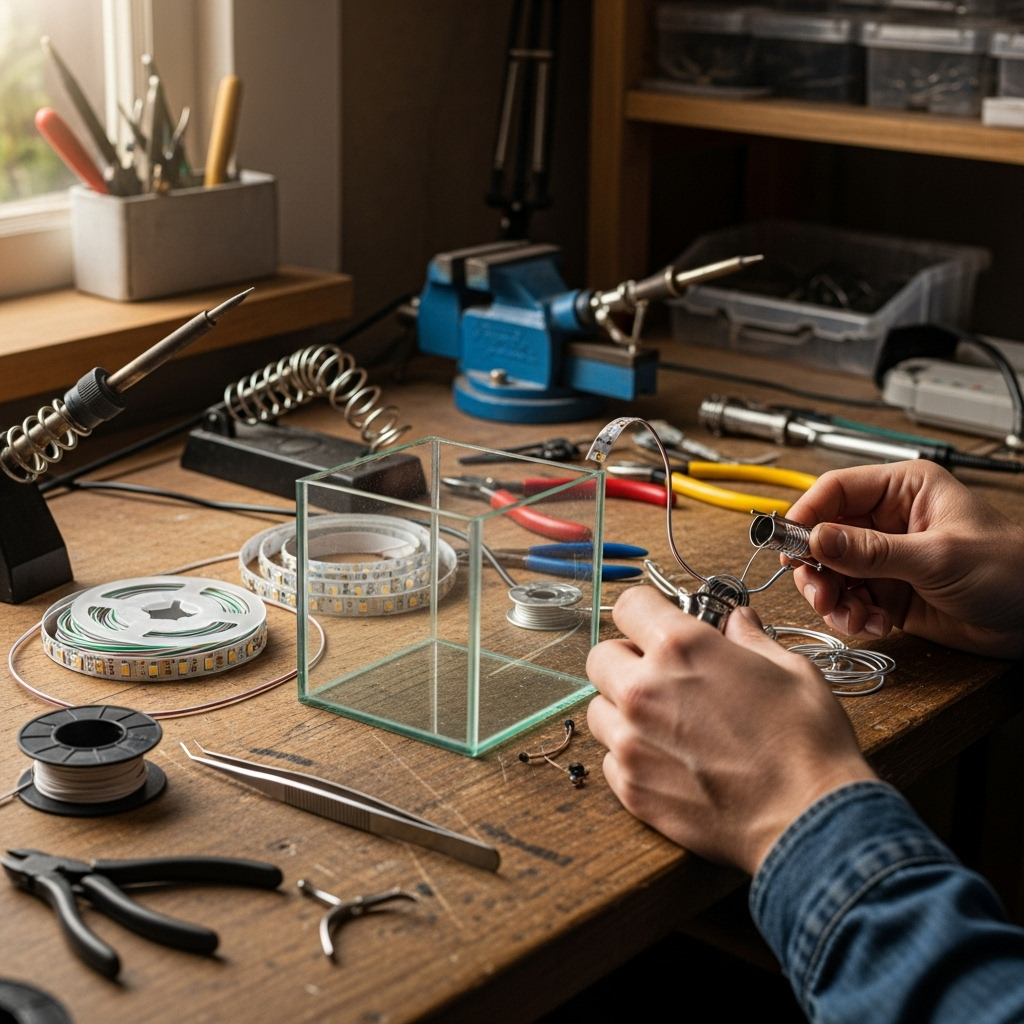 Як зробити світильник для акваріума своїми руками: покрокове керівництво