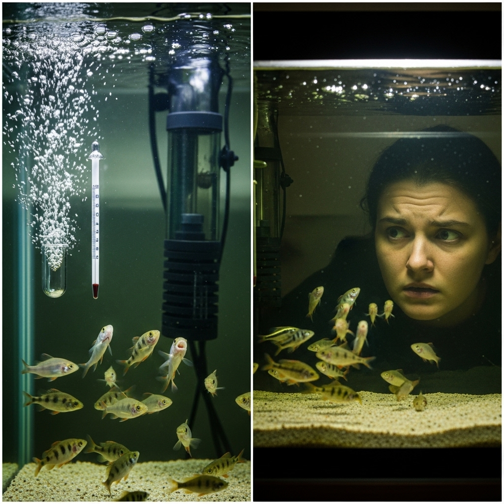 Основні причини, чому рибки плавають зверху