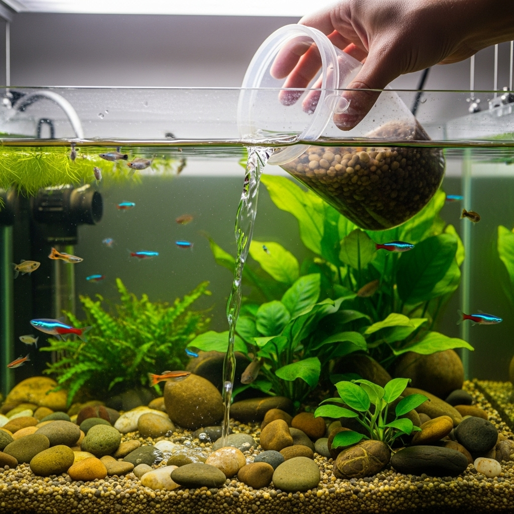 Підвищення жорсткості під час підміни води