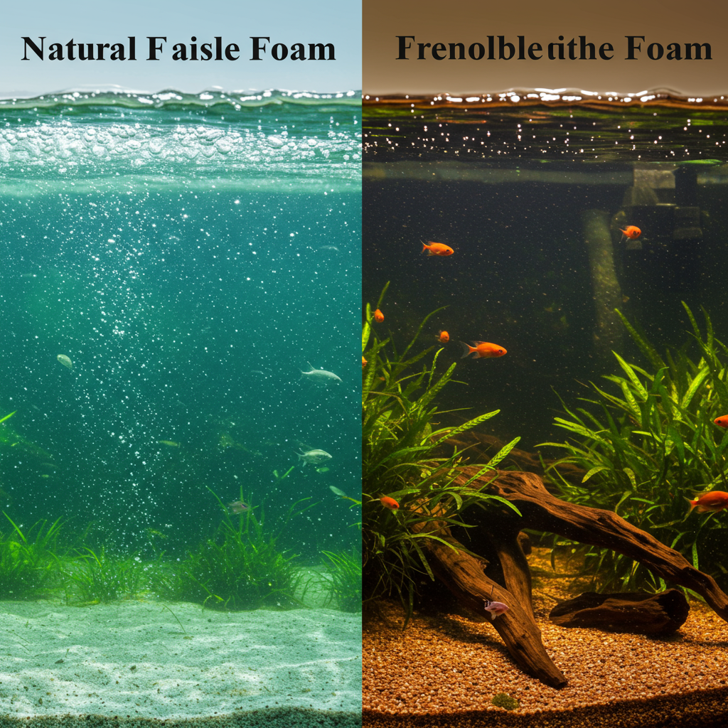 Відмінності між природною та проблемною піною