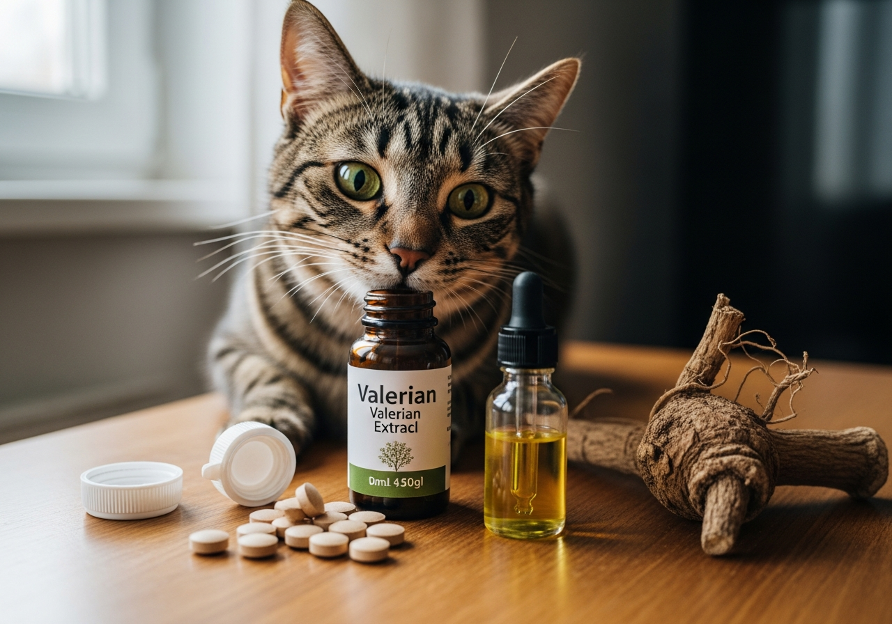 Валер'янка для котів: користь, шкода і чому кішки божеволіють від запаху