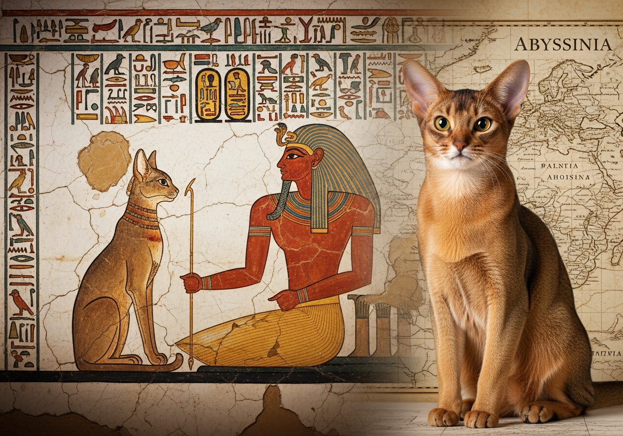 Абіссінскій кіт: грація, інтелект і давня загадка