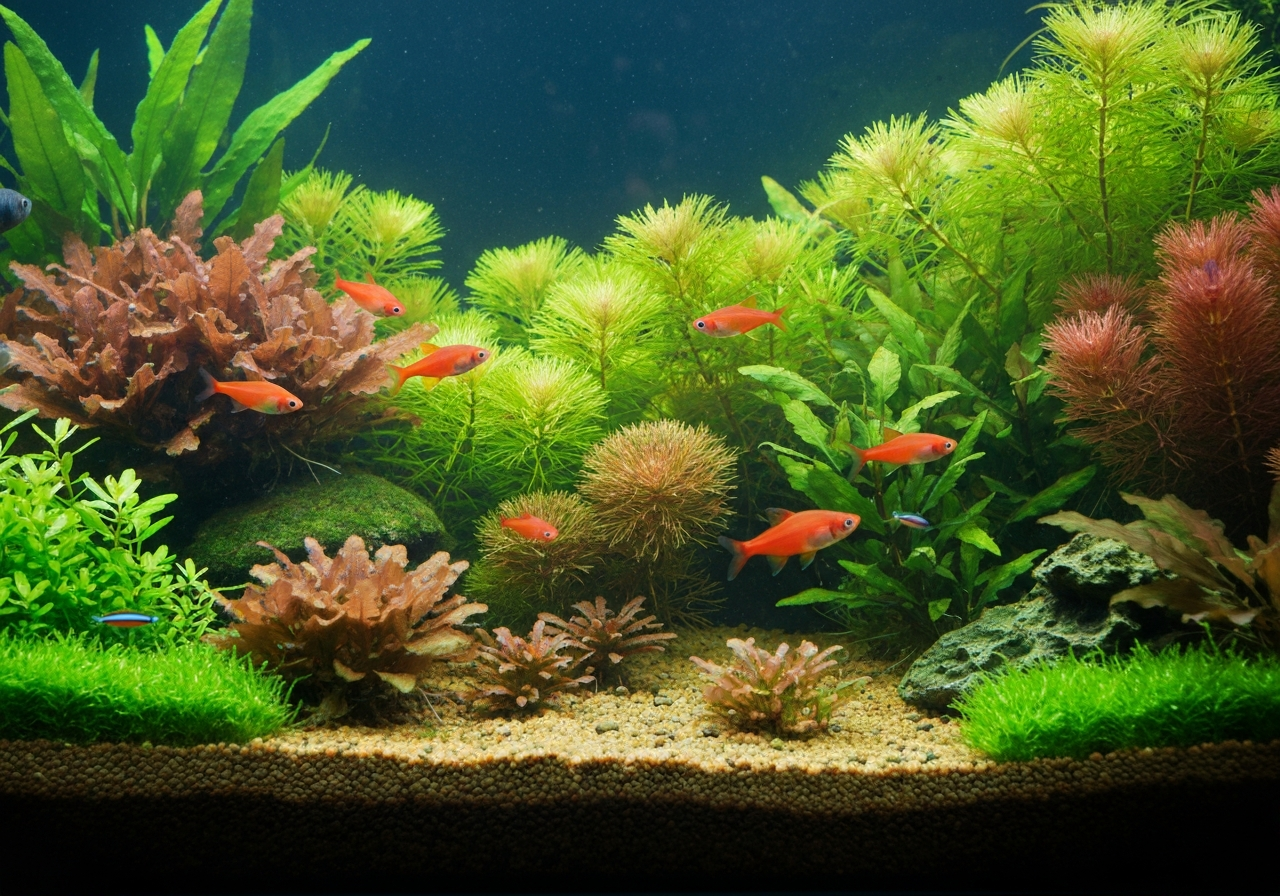 Ґрунт для рослин в акваріумі: як вибрати ідеальну основу для підводного саду