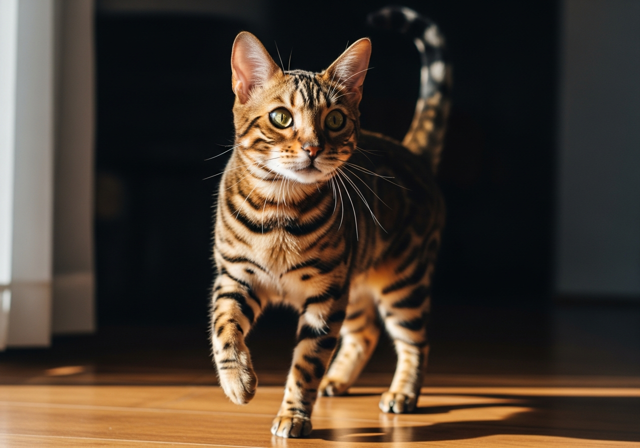 Характер та поведінка бенгальського кота