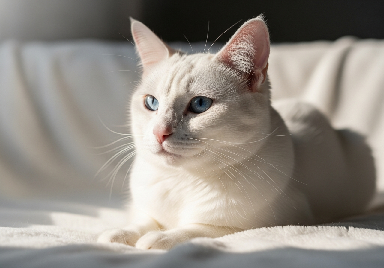 Символіка білого кольору в іменах для котів