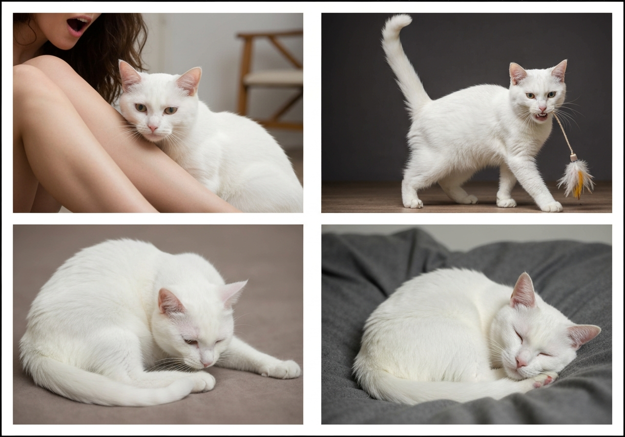 Імена за характером: як назвати білого кота залежно від його звичок