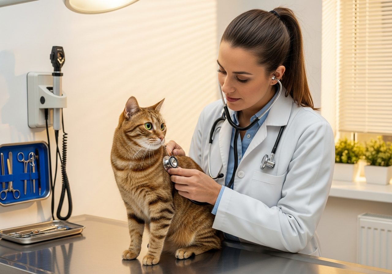 Кашель у кішок: що це таке і як проявляється