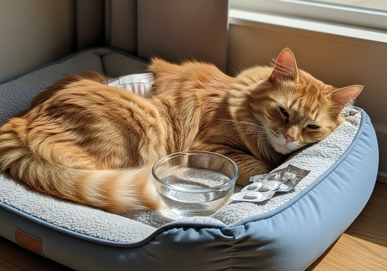 Догляд після кастрації: як допомогти коту відновитися