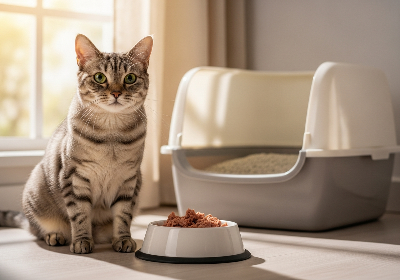 Закреп у кішки: причини, симптоми, лікування та профілактика