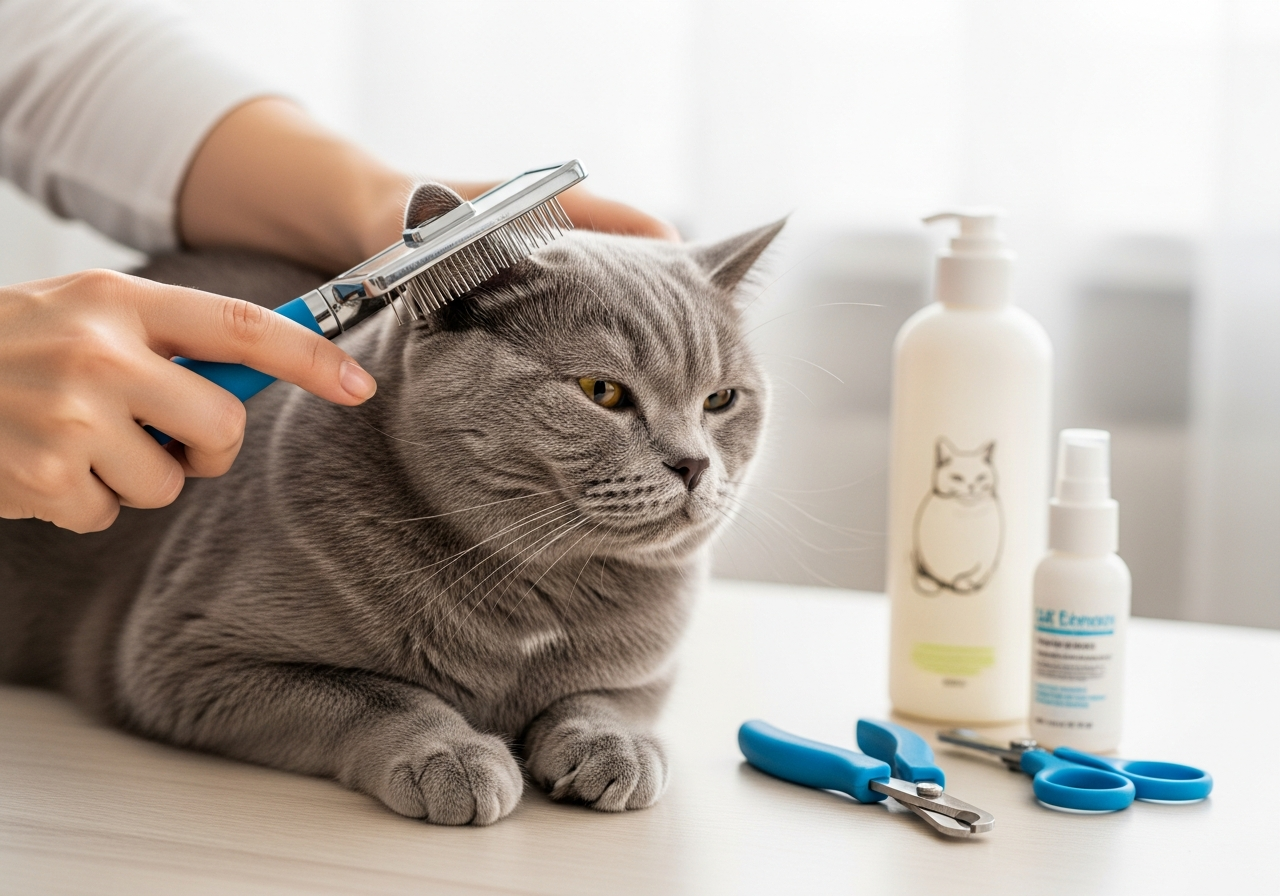 Догляд за британським котом: практичні поради