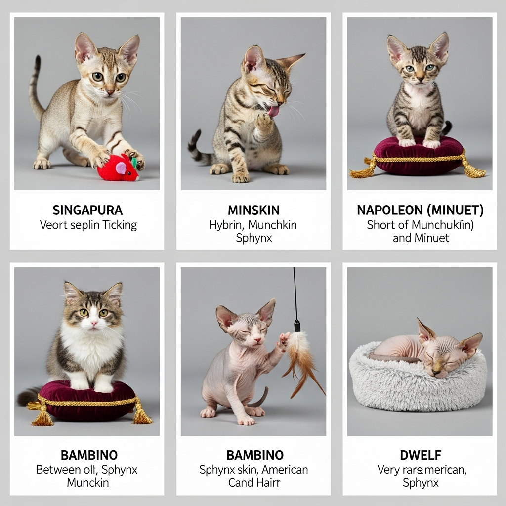 Топ-5 самых маленьких пород кошек: характеристики и фото