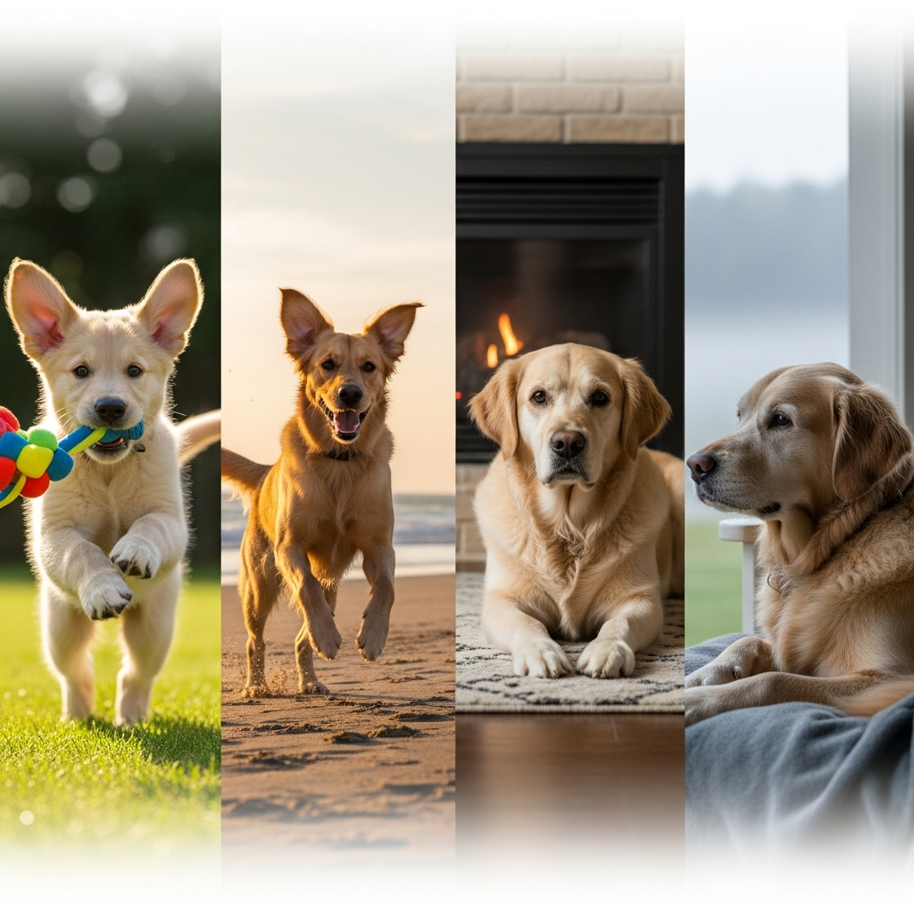 Етапи життя собаки: від цуценяти до старості