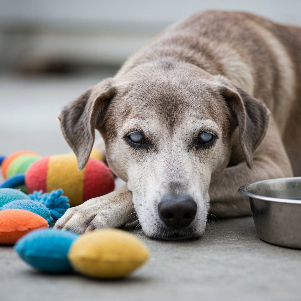 Признаки приближающейся смерти у собак