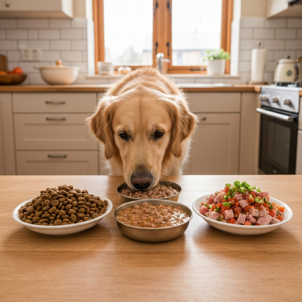 Виды кормов: сухой, влажный, натуральный — что выбрать?